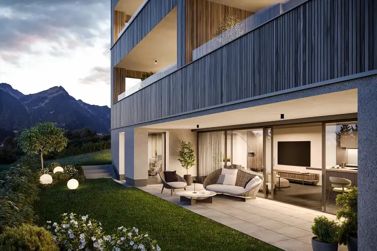 4-Zimmer Gartenwohnung mit herrlichem Ausblick (Top A1) 