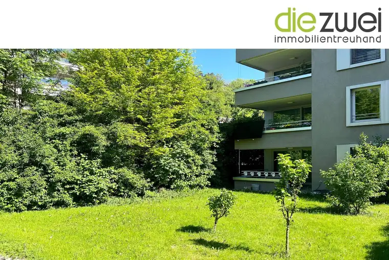 Naturnahes Wohnen im Herzen von Feldkirch: Sonnige 4-Zimmer-Gartenwohnung