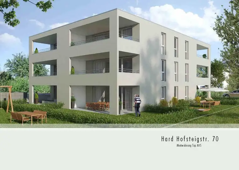 Helle 3-Zimmer Wohnung in Hard - zu vermieten (Top A05)! 