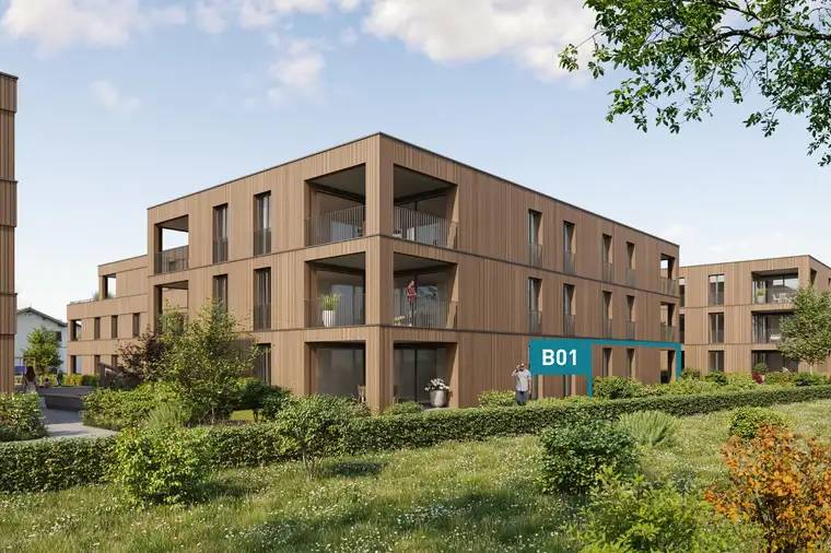 Ein Ort zum Leben und Wohlfühlen! 2-Zimmer-Wohnung B01 - EG