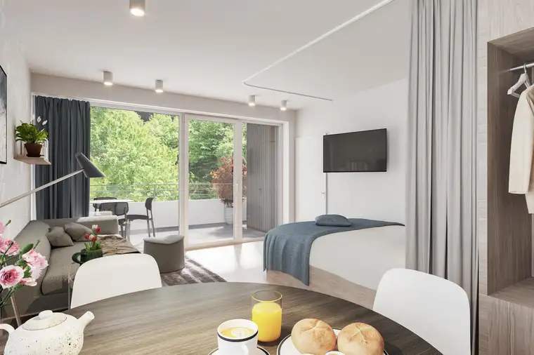 Sehr helles Appartement im 2.OG mit großer Terrasse