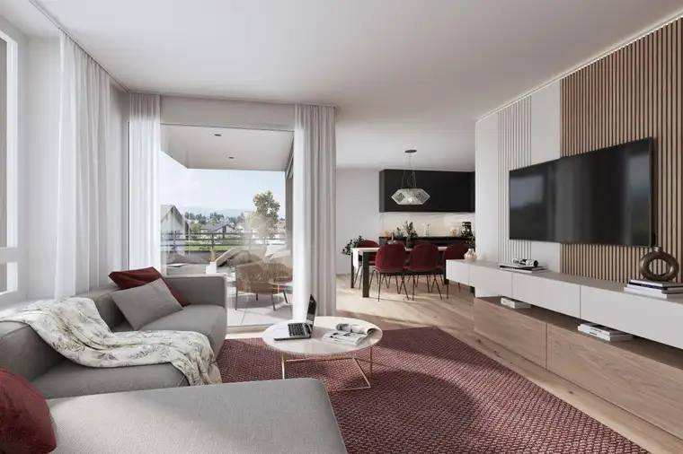 Kleinwohnanlage: sehr sonniger und ruhiger 3-Zimmer-Wohntraum