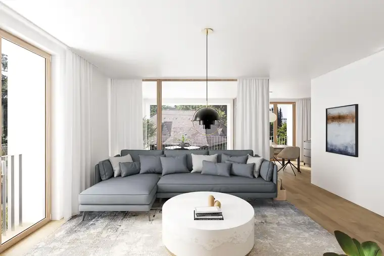 Premium-3-Zimmer-Wohntraum in einer kleinen und gehobenen Anlage im Villenviertel
