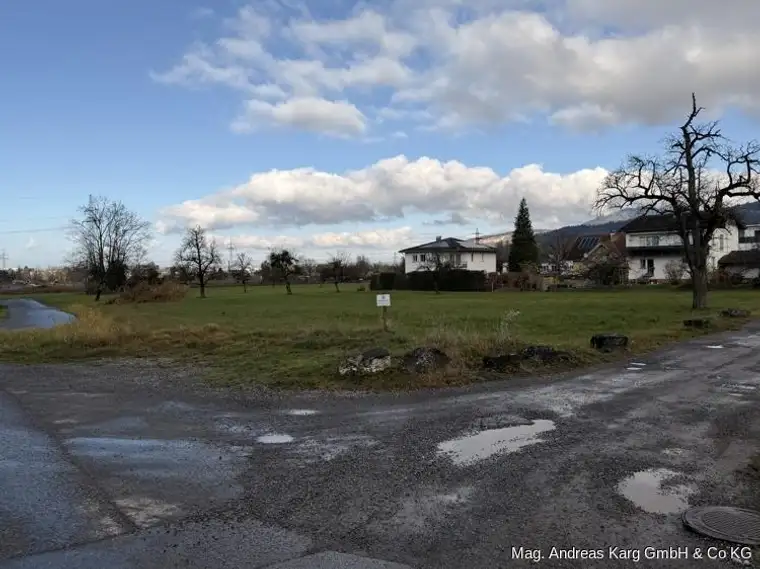 Attraktives Baugrundstück im Pfeller, Dornbirn – 1.159 m² BW-Widmung, erweiterbar und teilbar