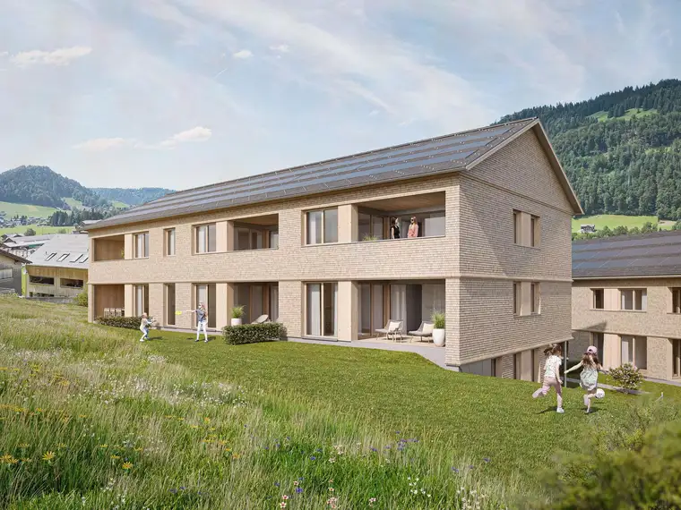 3-Zimmer-Gartenwohnung /Top 13 /Mehrwohnhaus Hittisau Nordhalden