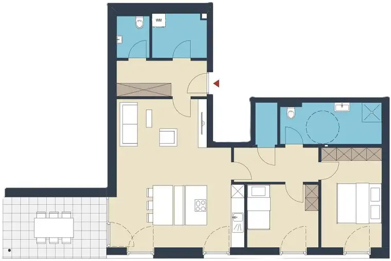3-Zimmer-Gartenwohnung zu verkaufen (Top 01)