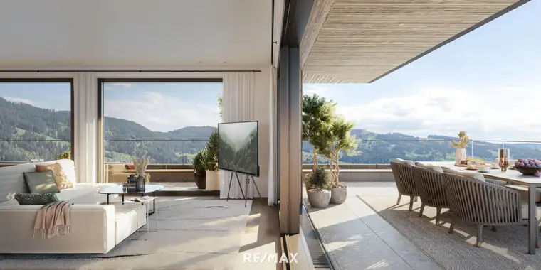 Exklusives Penthouse in sonniger Ruhelage mit Bergblick - Erstbezug