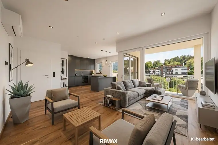 Top moderne 3-Zi-Neubauwohnung mit Dachterrasse und traumhaftem Ausblick im Herzen von St. Johann – Erstbezug!
