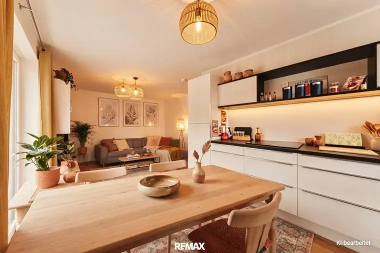 Moderne 3-Zimmer-Wohnung in Neubauqualität mit traumhaftem Bergblick und familienfreundlichem Grundriss in Aurach bei Kitzbühel