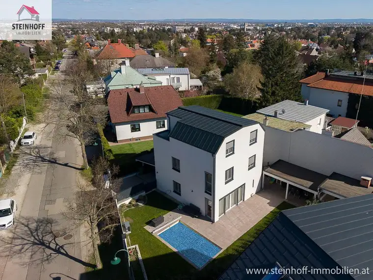Außergewöhnliches Haus in Perchtoldsdorf - neuwertig mit Pool - wohnen bei den Weinbergen