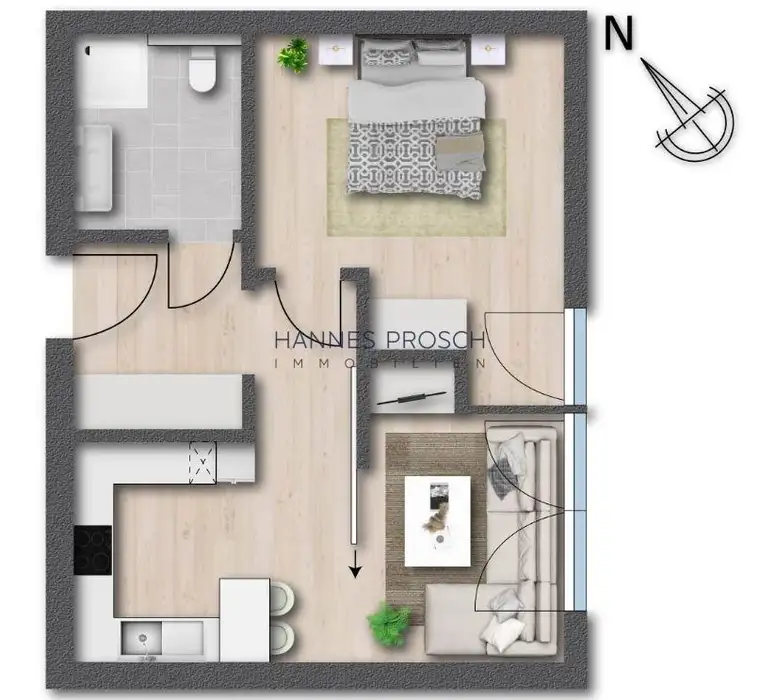 Stilvolle Anlegerwohnung im Herzen von St. Johann in Tirol zu verkaufen!
