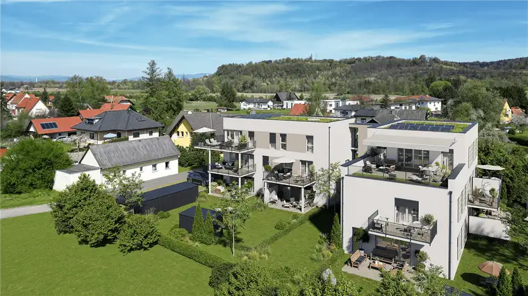 Eck-Balkonwohnung für mehr Privatsphäre mit traumhafter Aussicht! Sackgassenlage!