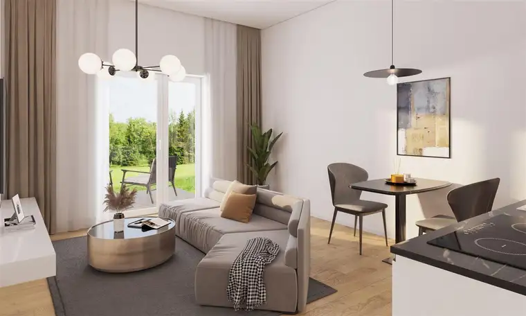 Fertigstellung 03/2026! Sonnige Balkonwohnung Nähe Leibnitz mit dem Luxus dieser Aussicht-Schlossblick!