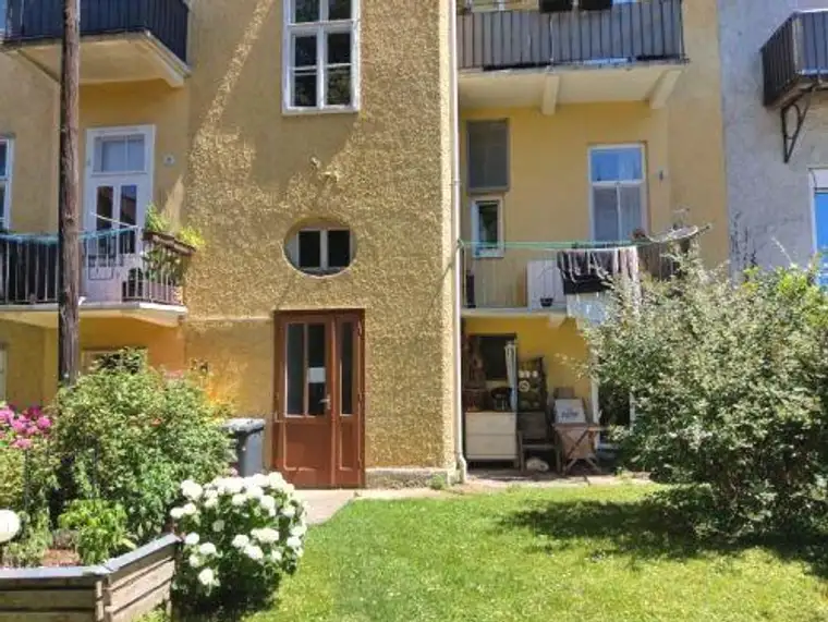 3 ZIMMER-Altbau + West-Balkon 4,5m² + Einbauküche + Bad mit Dusche + extra WC + nähe Neue TU-Graz!