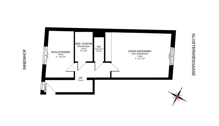 Sonniger 2 ZIMMER-NEUBAU + Einbauküche + größeres Bad mit Dusche + extra WC + Lift + nähe TU-Graz!