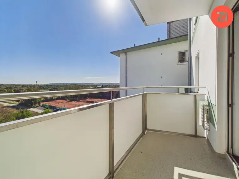 Gut aufgeteilte 2-Zimmer-Wohnung mit Weitblick