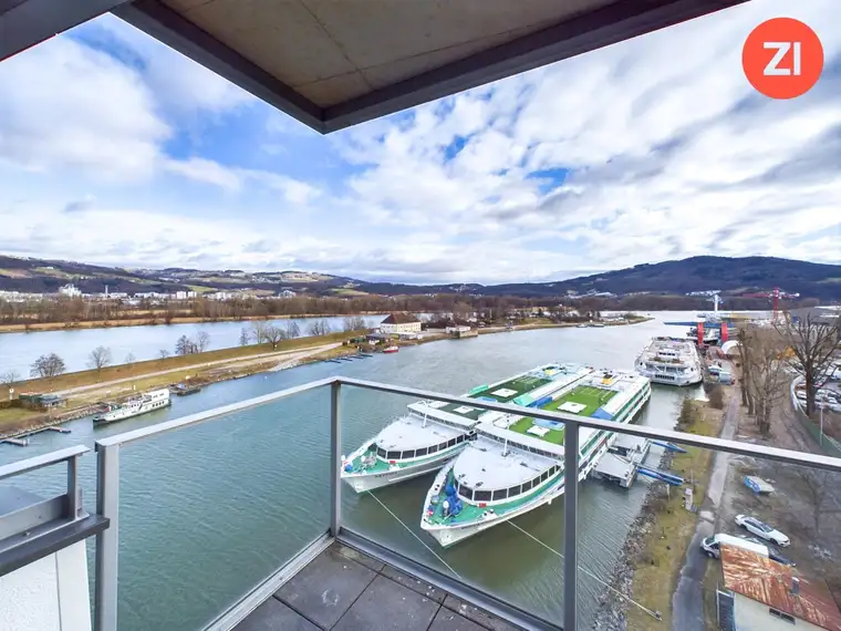 Donauzauber - geräumige 3- Zimmer Wohnung mit Blick auf die Donau - Linz