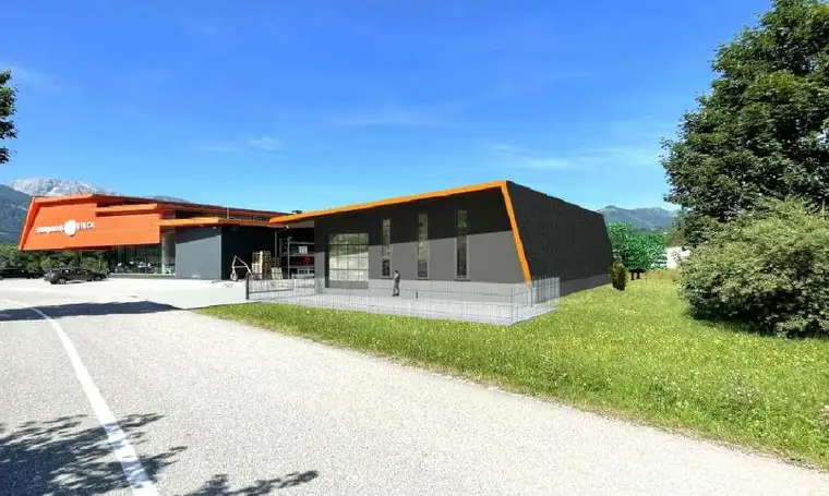 Neubau-Lagerhalle (ca. 323 m²) mit Sektionaltor &amp; Außenfläche – Top-Anbindung A9