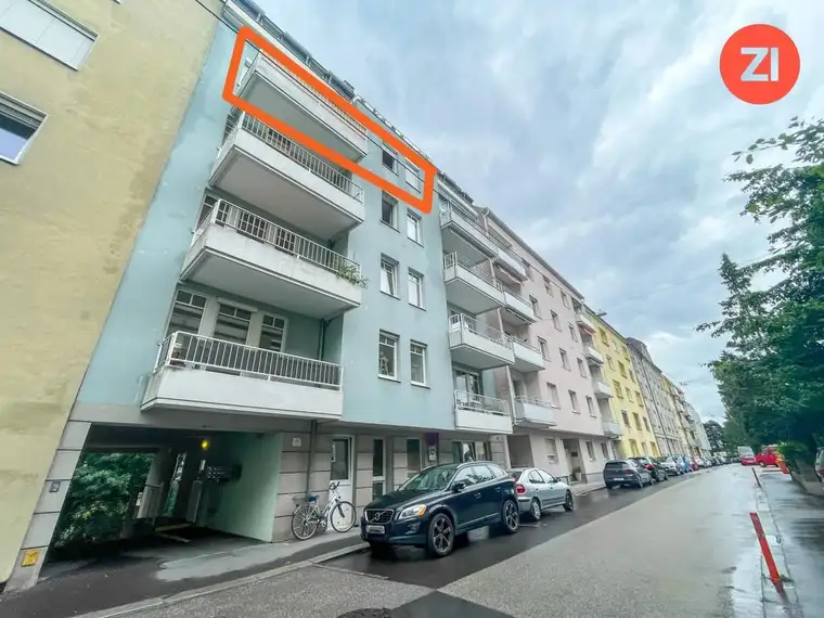 Charmante 2-Zimmer-Wohnung mit geräumigem Balkon in Toplage am Auberg