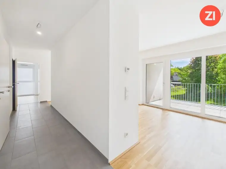 Geförderte 3-Zimmer-Wohnung mit Tiefgaragenparkplatz und Loggia in Gallspach. Erstbezug!