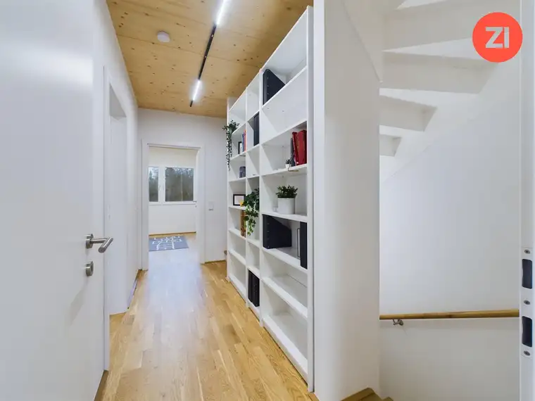 *AUGARTEN* förderbares Reihenhaus mit 4- Zimmer Terrasse und Garten - Holzriegelbauweise