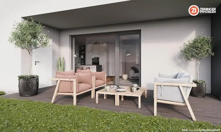Projekt AULEITEN 20 - hochwertige 3 Zimmer Gartenwohnung / Haus 2 Top 2 / provisionsfrei