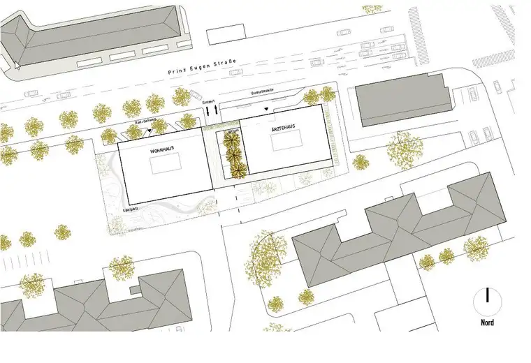 Gewerbecenter "Prinz Eugen"Gastronomie - Café - Bäckerei125 m² Verkaufsfläche