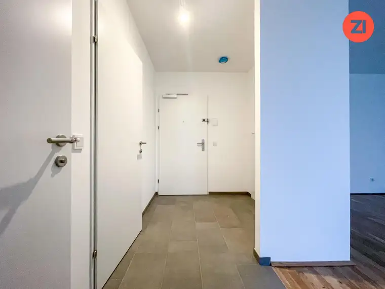 Geförderte 2-Zimmer-Wohnung mit Tiefgaragenparkplatz und Loggia in Gallspach. Erstbezug!