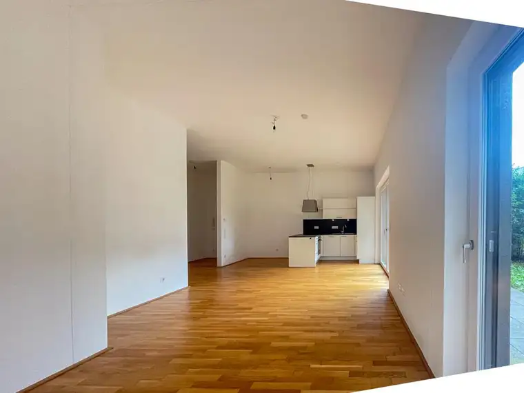 Urbanes Wohnen im Lindenpark / Linz-UrfahrGartenwohnung ca. 64 m² und großer Terrasse!