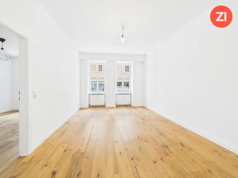 Linz Innenstadt: Sanierte 3 Zimmer Altbauwohnung mit Einbauküche