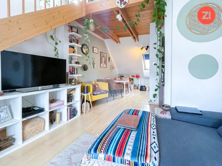 Gemütliche Maisonette Wohnung mit Balkon in Urfahr mit 2,5 Zimmer - unbefristetes Mietverhältnis