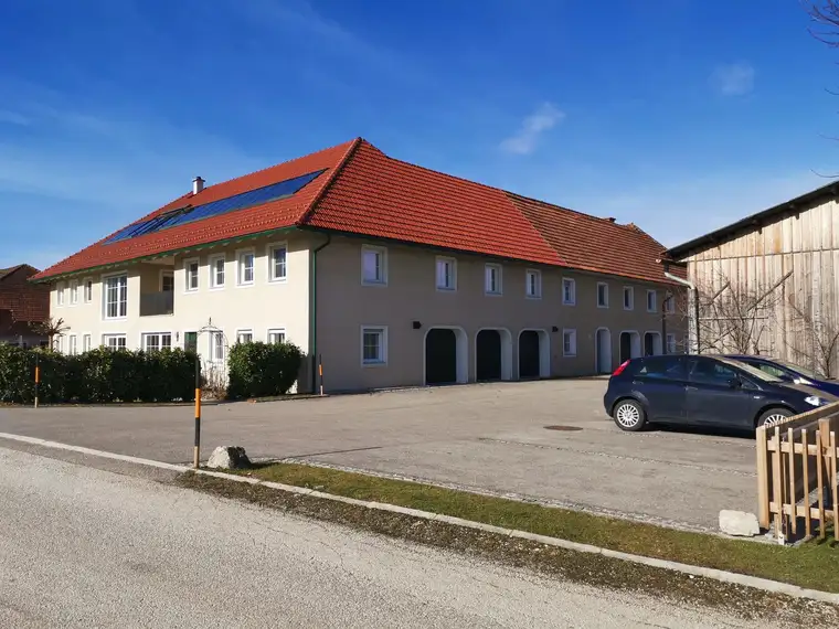 Mietwohnung Eberstalzell 85m², Wohnen im Grünen in einem neu renoviertem 4-Kanthof mit Panoramablick