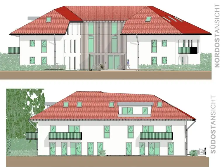 NEU IN HINTERSEE! 13 Wohnungen mit Gärten/Balkonen/Terrassen in Holzbauweise... zB. Geräumige 3-Zi-Balkon-Wohnung, WBF 2025!!