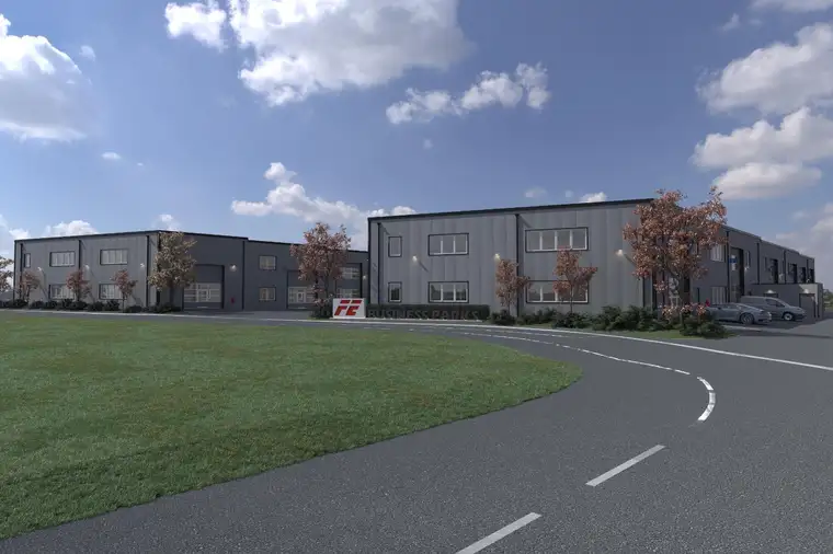 Betriebs-/Produktions- und Lagerhallen mit Büroflächen ca. 59 - 329 m² Fläche in Buchkirchen bei Wels - 2. Bauetappe (Top 15)