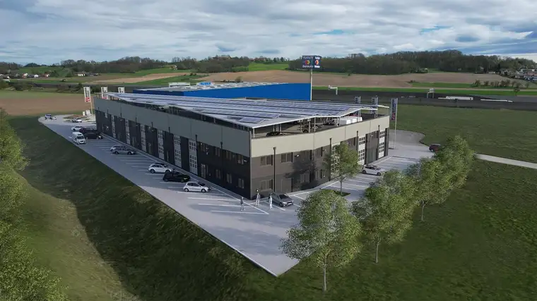 Gewerbe-/ Büro-/ Ordinations-/ Lagerflächen von 59 - 311 m² Fläche im Gewerbepark Ansfelden zu vermieten, Nähe A1 (Audorf Süd) (Top 01)