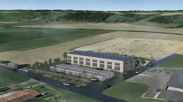 FE BUSINESS PARK POLLING, der neue Standort für Ihre Betriebs-/ Produktions- oder Lagerhallen von von 49 - 132 m² Fläche (Top 02)