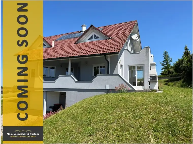 COMING SOON! Gepflegtes ETZI-Haus mit XL-Grundstück, XL-Terrasse, Doppelgarage in traumhafter Siedlungsrandlage zum kleinen Preis in Eberschwang