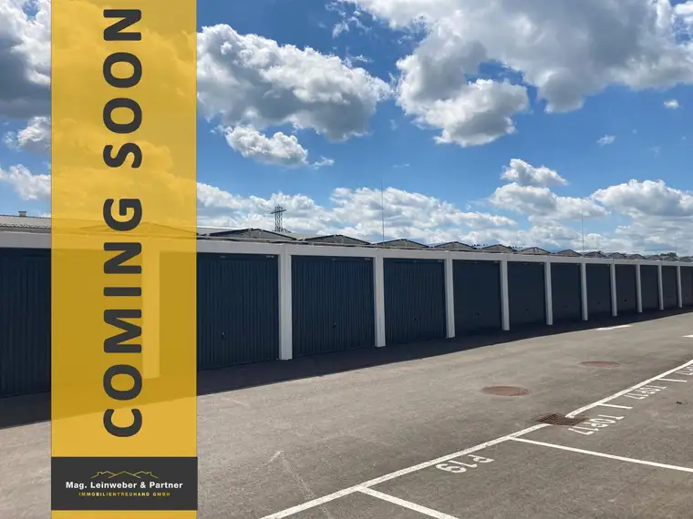 COMING SOON! Verkauf von Einzel- und Doppelgaragen im Garagenpark Vöcklabruck