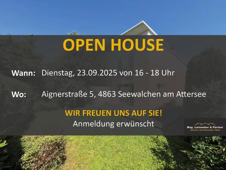 DEM ATTERSEE SO NAH! Leistbares Passiv-Eckreihenhaus mit sonnigem Eigengarten und Einzelgarage im Zentrum von Seewalchen am Attersee