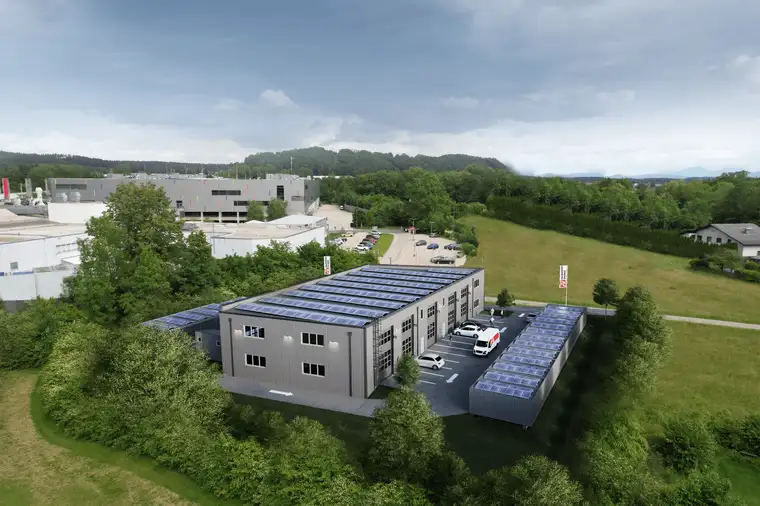 Betriebs-/Produktions- oder Lagerhallen mit Flächen von 63 - 117 m² zu verkaufen in Vöcklabruck / Nähe Varena (Top 07)