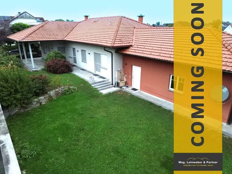 COMING SOON! Wimberger Traum Bungalow mit Kachelofen, Terrasse, XXL-Garten, Einliegerwohnung KG und Doppelgarage zum Schnellbezug im Laahfeld /Ansfel