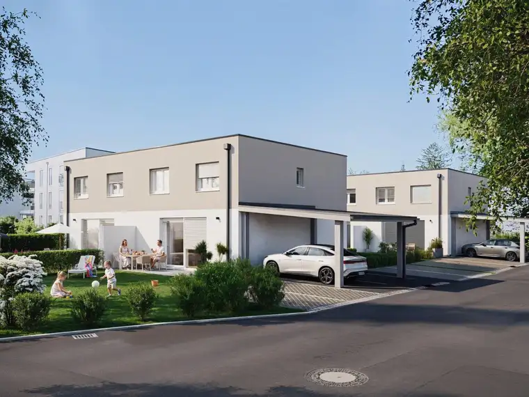 MIETFREI IN DIE ZUKUNFT AB € 1.090,- / MONAT! Schlüsselfertige Doppel- &amp; Reihenhäuser mit großzügige Gartenfläche in attraktiver Lage in Rüstorf / Schwanenstadt