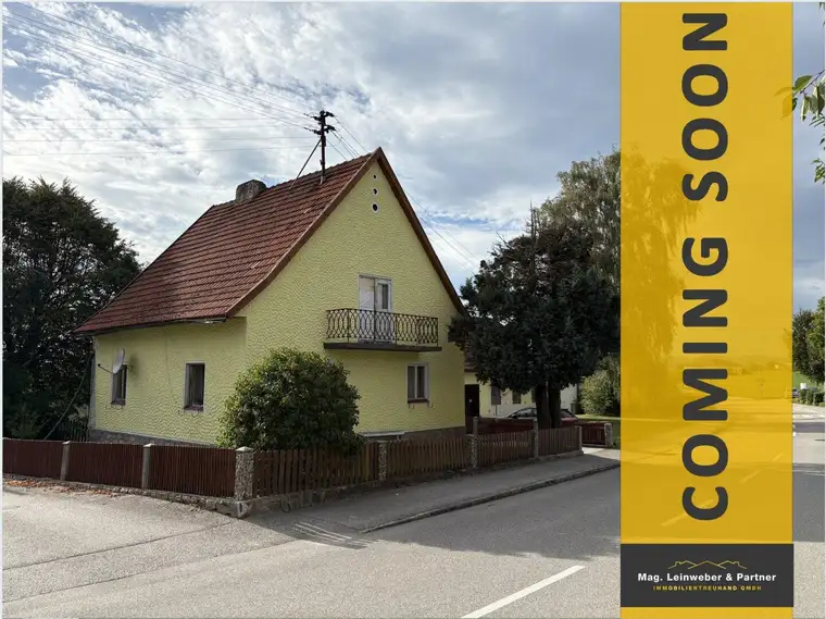 COMING SOON! Sanierungsbedürftiges Einfamilienhaus mit XXL-Garagen / Werkstätte / Lagerflächen Römerstraße /Haibach ob der Donau Bieterverfahren Startpreis: € 150.000,-
