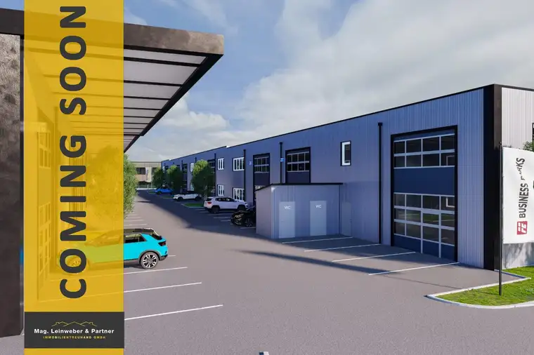 COMING SOON! Betriebs-/Produktions- oder Lagerhallen Kaufen / Mieten für Start-Ups und Gewerbebetriebe im Gewerbepark Asten