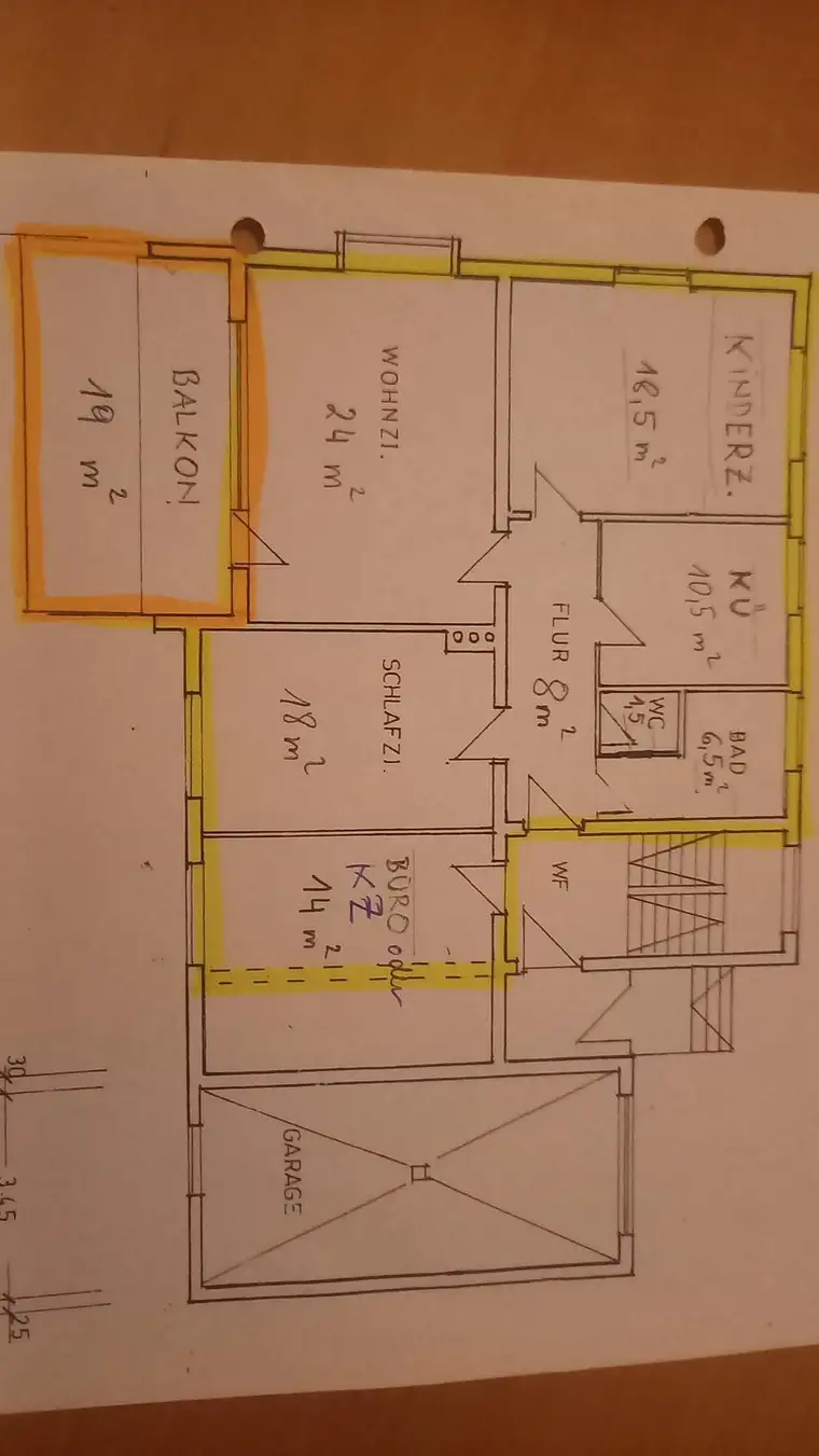 WG geeignet, große ruhige helle Wohnung mit 20 m2 Balkon in Hörsching/Rutzing, auch als 86 m2 Whg. verfügbar