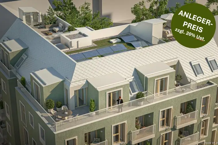 Für Ihren Erfolg - exklusive DG-Einheit über den Dächern Wiens mit erstklassiger Dachterrasse