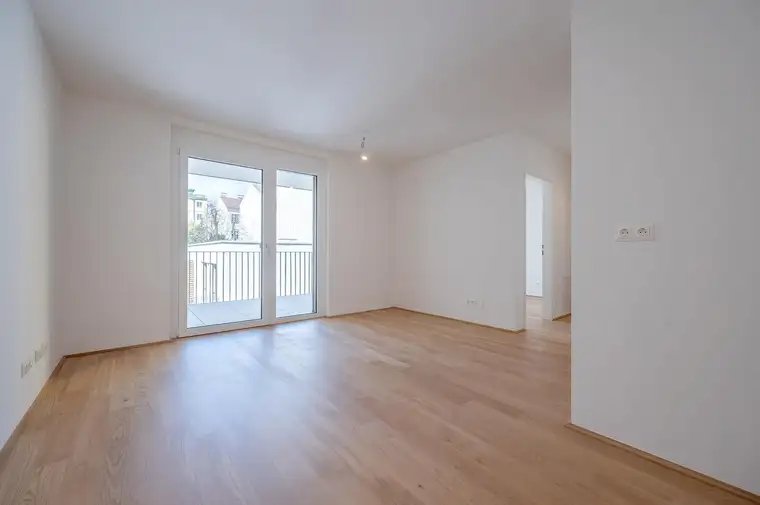 Letzte 2-Zimmer-Einheit mit Balkon im Projekt LILIE: Gartenweitblick &amp; Innenhofruhelage