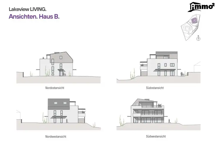 Neubauprojekt "Lakeview LIVING" | 3-Zimmer Eigentumswohnung mit XXL Garten | TOP 1B