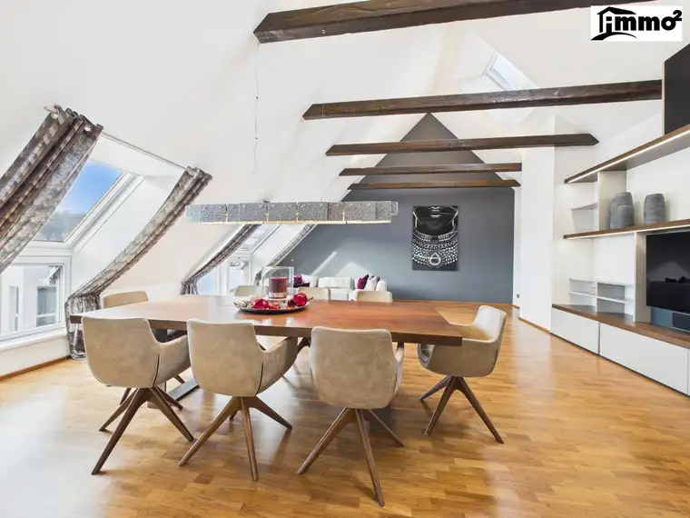 Exklusives City-Penthouse in St. Veit: Luxus, vollmöbliert - mega Aussicht und Tiefgarage!