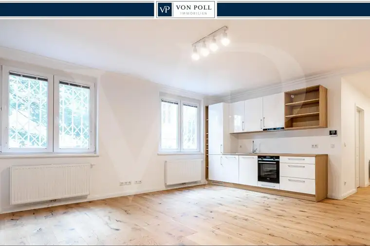 Hochwertig renovierte 3-Zimmer-Wohnung in ruhiger Innenhoflage der Josefstadt